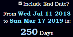 250 Days