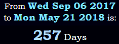 257 Days
