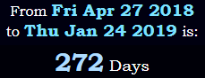 272 Days