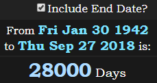 28000 Days 