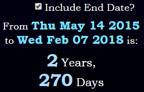 2 years, 270 days