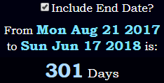 301 Days