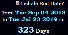 323 Days