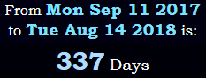 337 Days