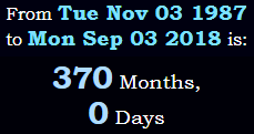 370 Months, 0 Days