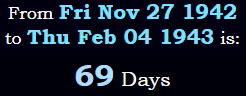 69 days