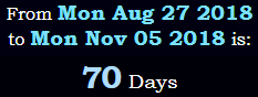 70 Days