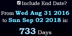 733 Days