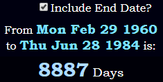 8887 Days 