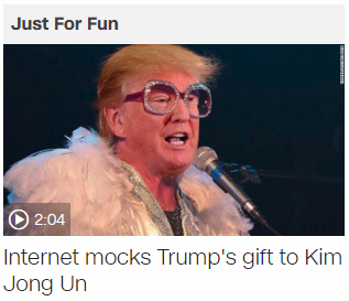 Internet mocks Trump's gift to Kim Jong Un