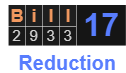 Bill = 17 Reduction
