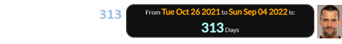 CM Punk was 313 days after his birthday: