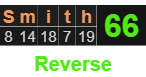 Smith = 66 Reverse