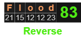Flood = 83 Reverse