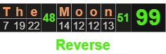 "The Moon" = 99 (Reverse)