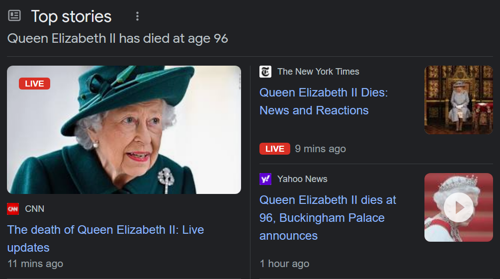 Queen Elizabeth II dies at age 96