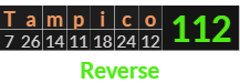 "Tampico" = 112 (Reverse)
