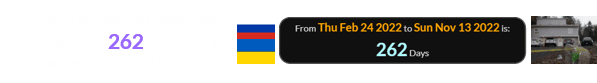 The stabbings in Moscow, Idaho fell 262 days after Moscow attacked Ukraine: