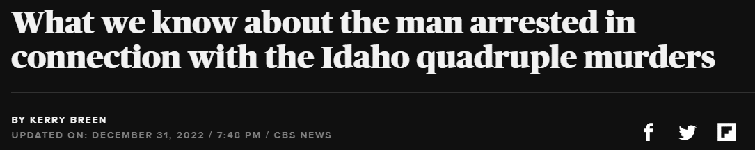 What we know about the man arrested in connection with the Idaho quadruple murders