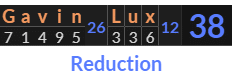 "Gavin Lux" = 38 (Reduction)