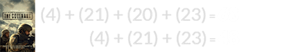 (4) + (21) + (20) + (23) = 68 and (4) + (21) + (23) = 48