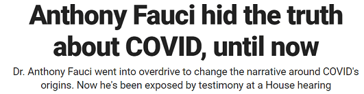 Anthony Fauci hid the truth about COVID, until now Dr. Anthony Fauci went into overdrive to change the narrative around COVID's origins. Now he's been exposed by testimony at a House hearingAnthony Fauci hid the truth about COVID, until now Dr. Anthony Fauci went into overdrive to change the narrative around COVID's origins. Now he's been exposed by testimony at a House hearing