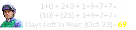 1+0 + 2+3 + 1+9+7+7 = 30 and (10) + (23) + 1+9+7+7 = 57