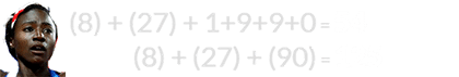 (8) + (27) + 1+9+9+0 = 54 and (8) + (27) + (90) = 125