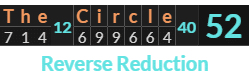 "The Circle" = 52 (Reverse Reduction)