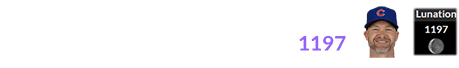 The Cubs hired David Ross as their manager during Brown Lunation # 1197: