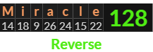"Miracle" = 128 (Reverse)