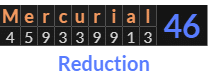 "Mercurial" = 46 (Reduction)