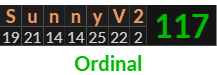 "SunnyV2" = 117 (Ordinal)