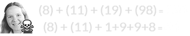 (8) + (11) + (19) + (98) = 136 and (8) + (11) + 1+9+9+8 = 46