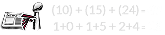 (10) + (15) + (24) = 49 and 1+0 + 1+5 + 2+4 = 13