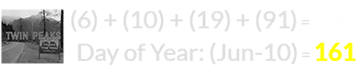 (6) + (10) + (19) + (91) = 126