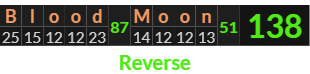 "Blood Moon" = 138 (Reverse)