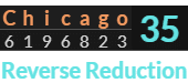 "Chicago" = 35 (Reverse Reduction)