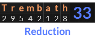 "Trembath" = 33 (Reduction)