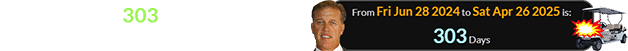 It was a span of 303 days after Elway’s birthday when the accident occurred: