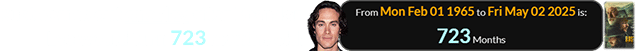Rust comes out one day after Brandon Lee would turn 723 months old:
