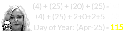(4) + (25) + (20) + (25) = 74, and(4) + (25) + 2+0+2+5 = 38