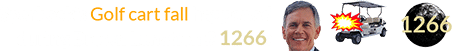 Sperbeck’s Golf cart fall happened during Brown Lunation # 1266:
