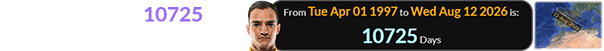 Alex Palou will be 10725 days old for the Eclipse over Spain: