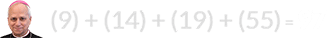 (9) + (14) + (19) + (55) = 97