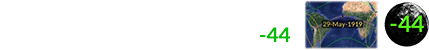 The 1919 Total Solar Eclipse brought us the start of Brown Lunation # -44: