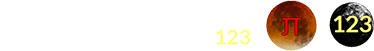 The Pi Day Lunar Eclipse belonged to Saros Series # 123: