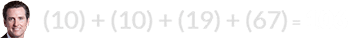 (10) + (10) + (19) + (67) = 106