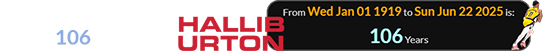 Halliburton Company is 106 years old: