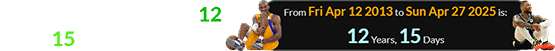 Lillard’s injury happened 12 years, 15 days after Kobe’s: